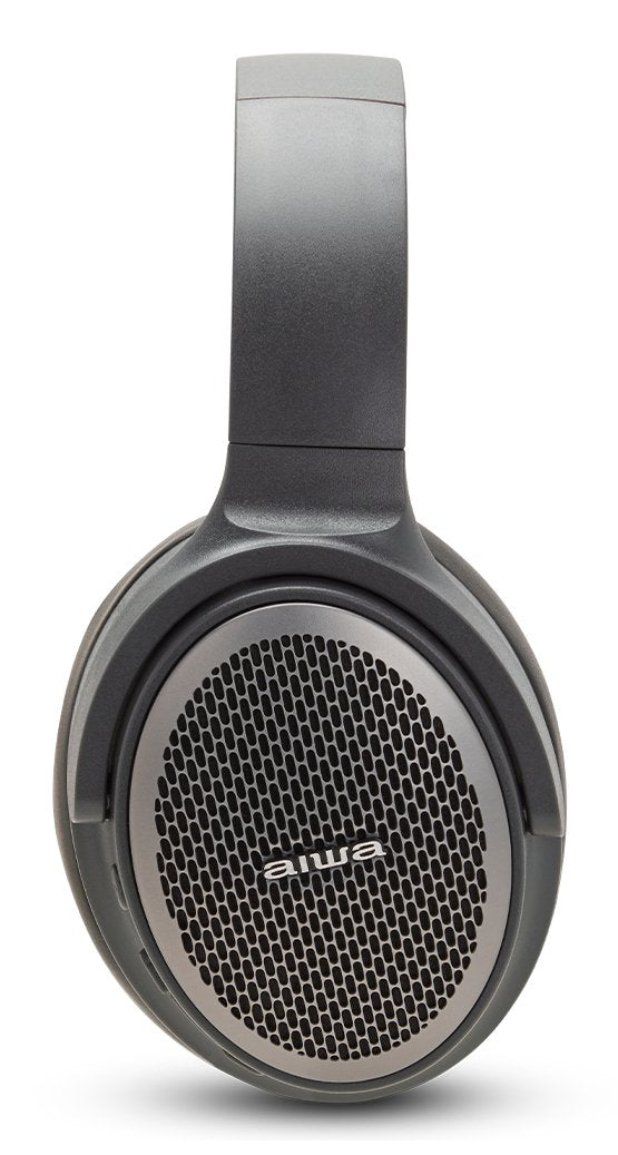 Auriculares Inalámbricos Aiwa Hst-250bt Tn Con Micrófono Bluetooth Gris