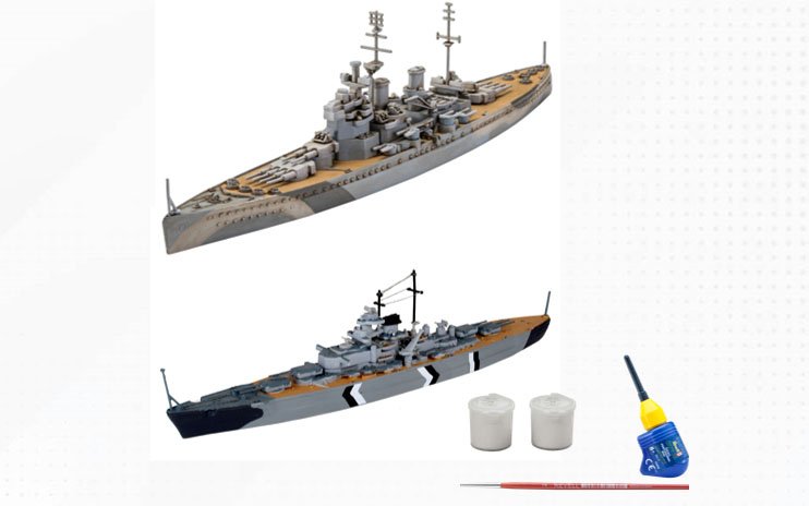 Revell First Diorama Set Bismarck Battle