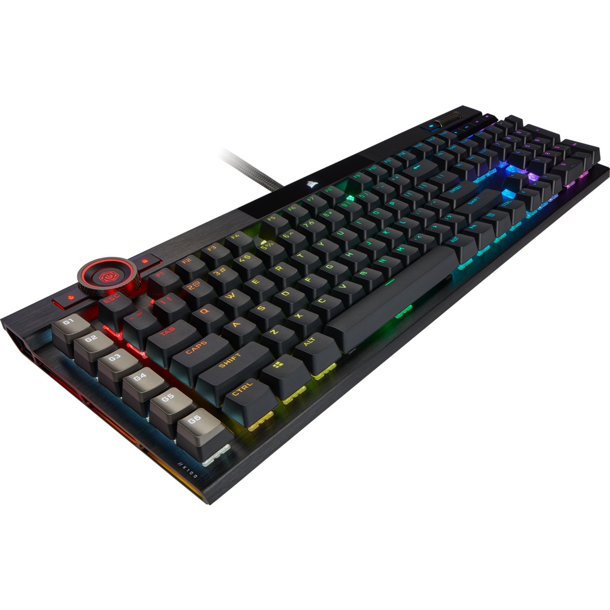 Teclado (Aleman) Corsair K100 Rgb Optisch-Mechanisch Opx Black