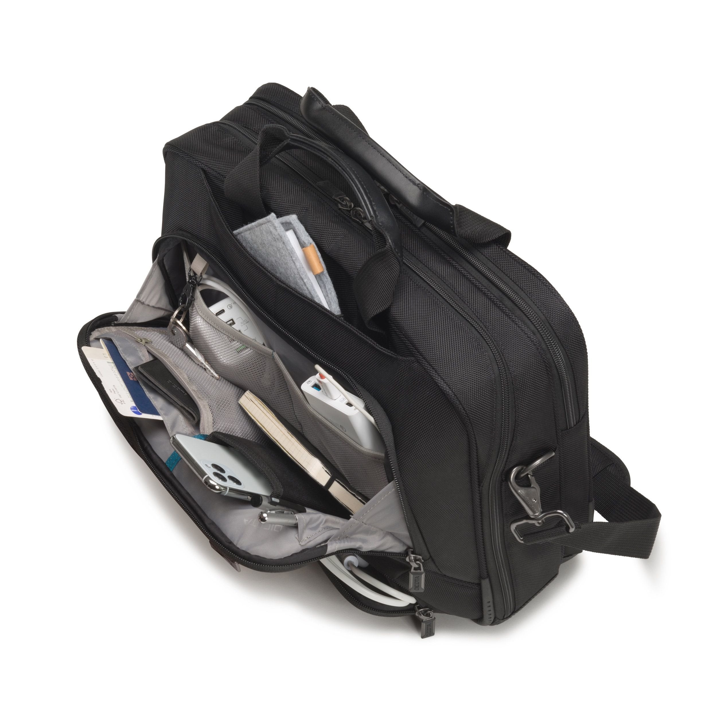 EAN 7640186419901 - DICOTA Eco Top Traveller PRO 35,8 cm (14.1") Maletín Toploader Negro imagen 7
