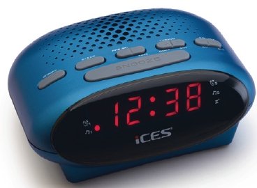 Lenco Icr-210 Fm-Uhrenradio & Radiowecker. Blau