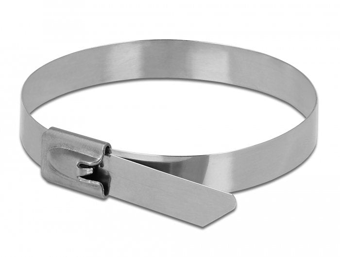 Delock Bridas De Acero Inoxidable L 150 X W 7,9 Mm 10 Piezas