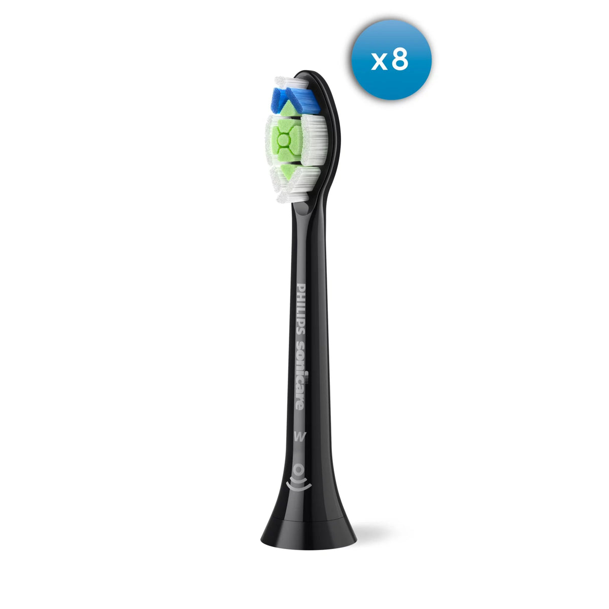 EAN 8720689036467 - Philips HX6068/88 cepillo de cabello 8 pieza(s) Negro imagen 1