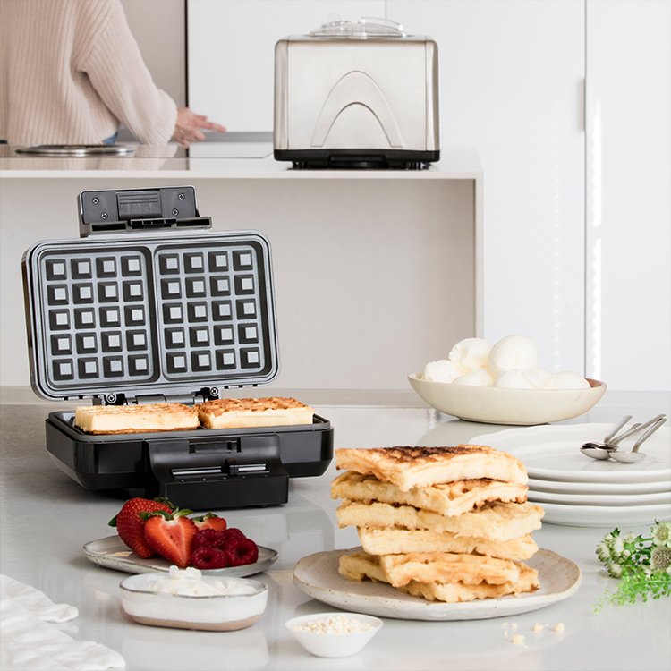 Wilfa Belgian Waffle Maker Black / Plancha De Gofres