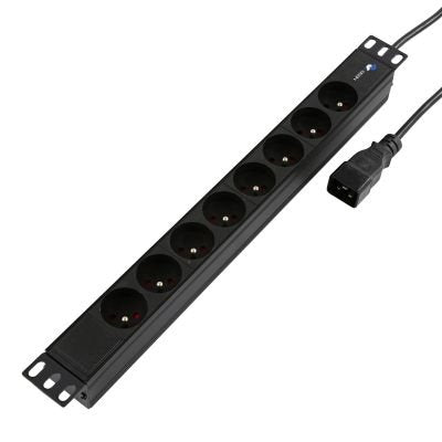 Power Strip 19" C20 - 8 Way Outlet Port