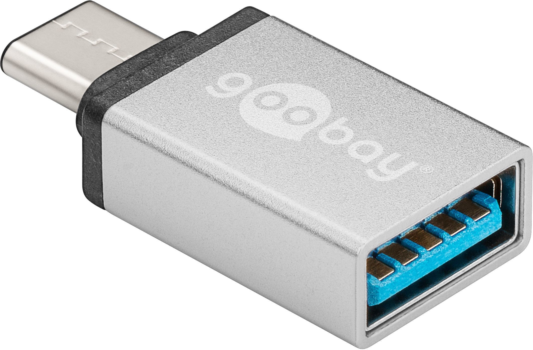 Goobay 56620 Adaptador De Cable Usb C Usb A Plata