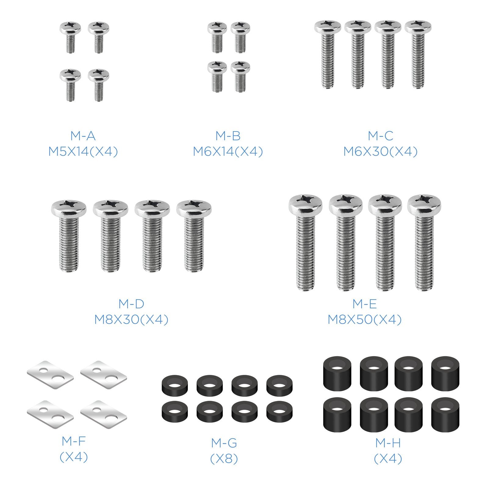 EAN 8433281008397 - TooQ LP42130T-B soporte para TV 2,54 m (100") Negro imagen 5