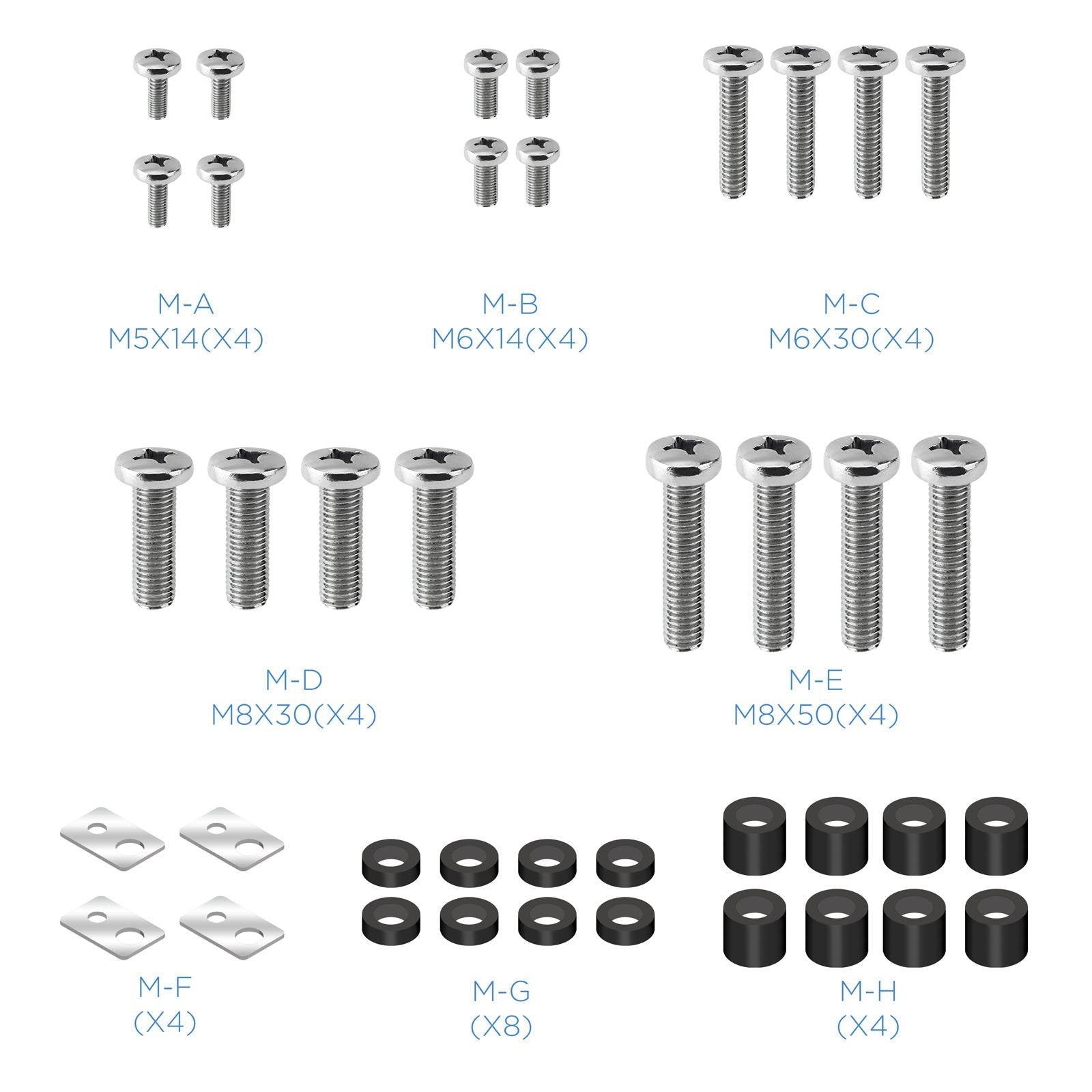 Tooq Soporte Fijo De Pared Para Tv De 60"-100" - Inclinable - Peso Max 130kg - Vesa 1000x800mm - Negro