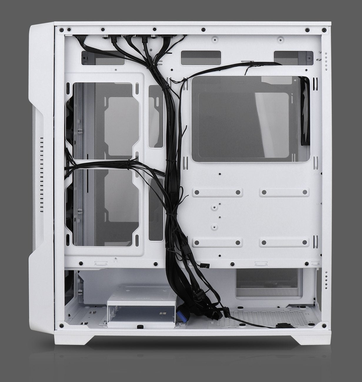 Caja Pc Go Nanoxia Midi Ds-9 Argb Airflow Blanco - Usb-C - Tg-Mesh