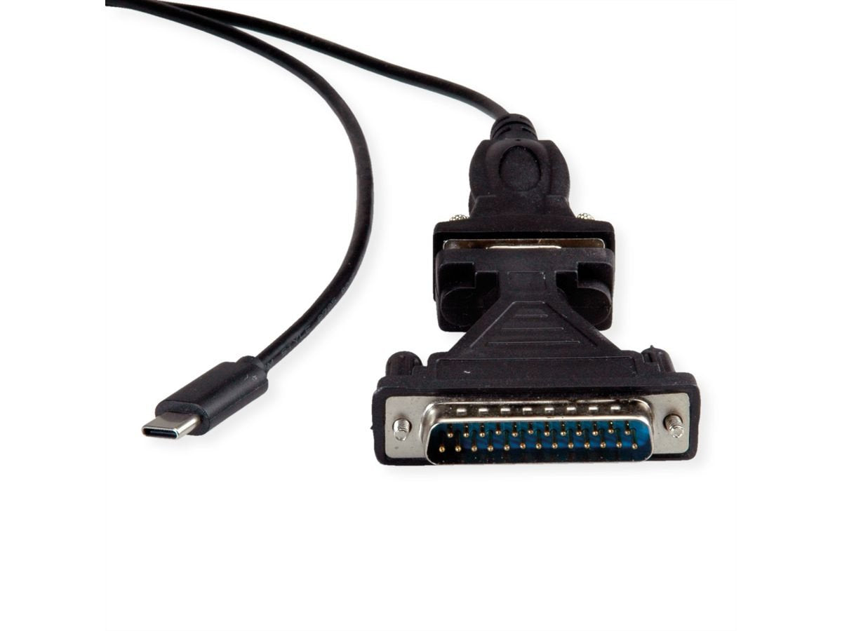 EAN 7630049619401 - VALUE 12.99.1162 cambiador de género para cable USB C DB9 / DB25 Negro imagen 6