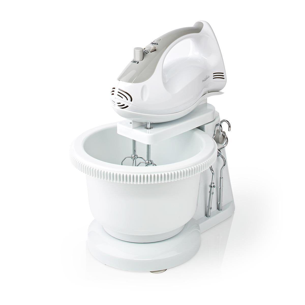 EAN 5412810330225 - Nedis KAHM110CWT batidora Batidora de mano 200 W Gris, Blanco imagen 10