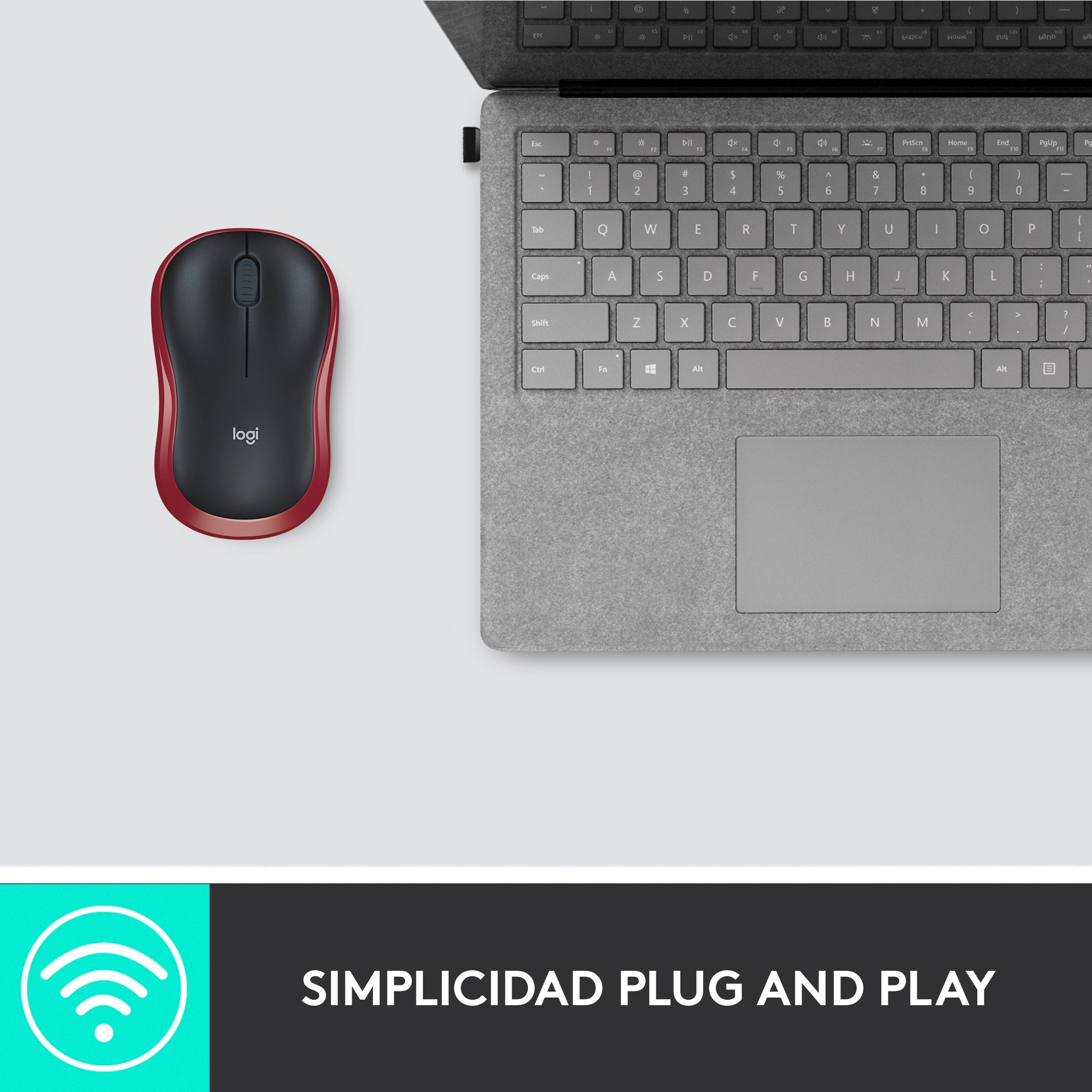 EAN 5099206028869 - Logitech 910-002240 ratón Oficina Ambidextro RF inalámbrico Óptico 1000 DPI imagen 8