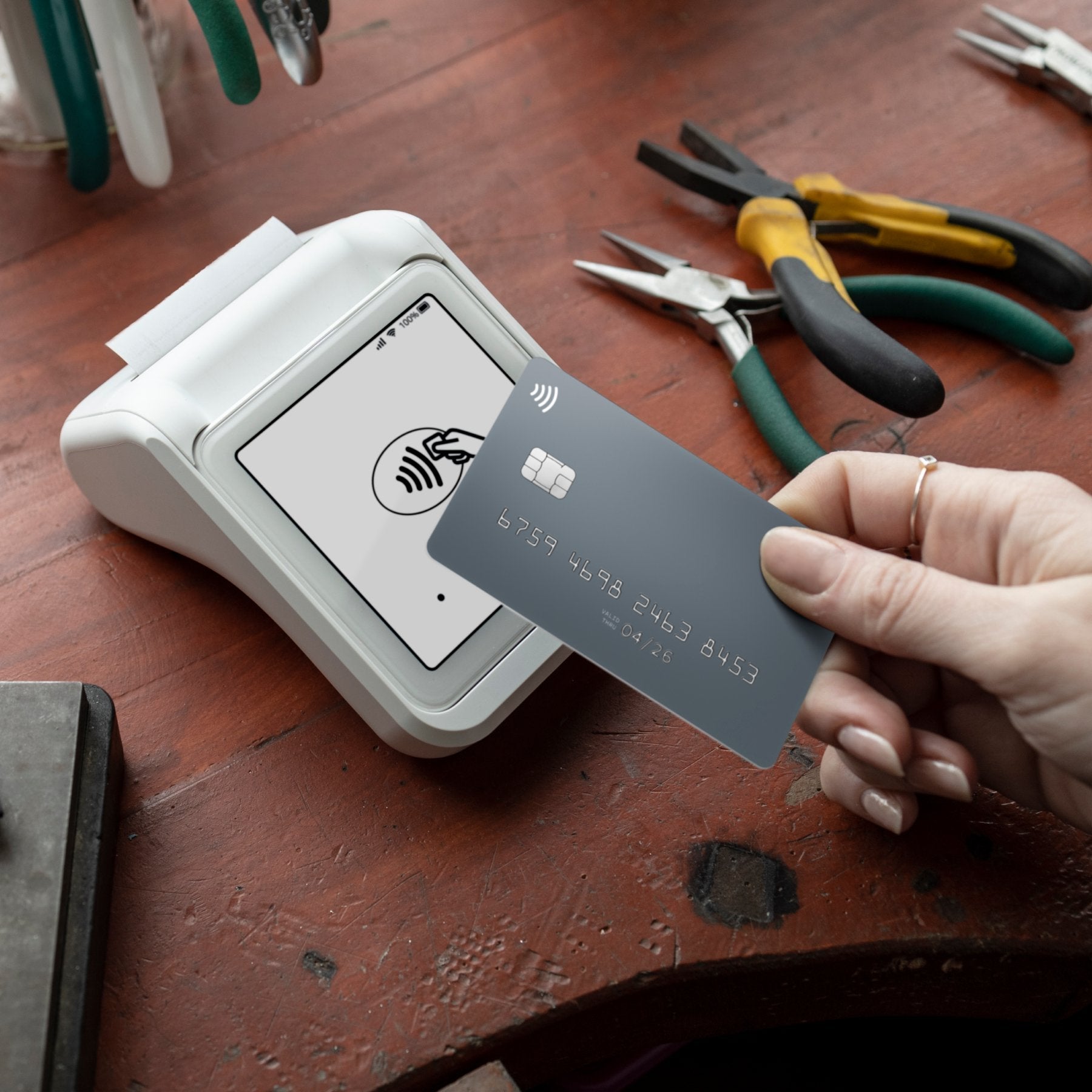 Sumup Datafono Solo+Printer Tarjeta Sim Bundle Retail Eu