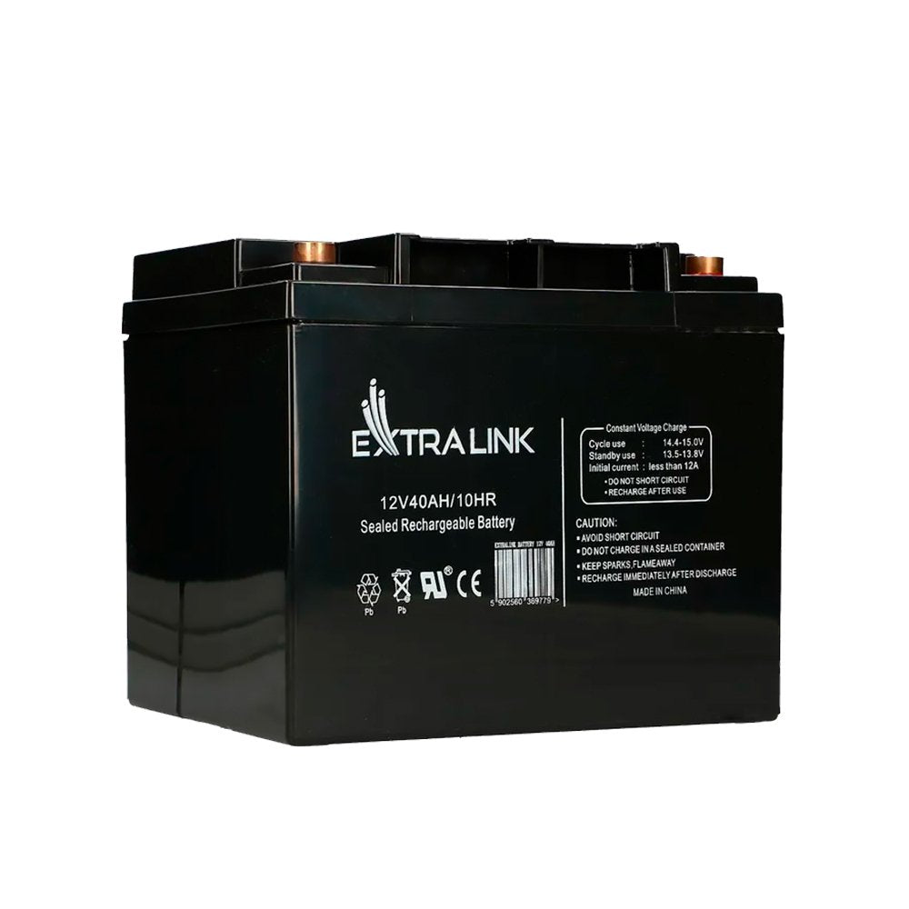 Extralink Akumulator Battery Accumulator 12v 40ah - Batterie - 40.000 Mah Sealed Lead Acid (Vrla) 13.5 V 12 Ah