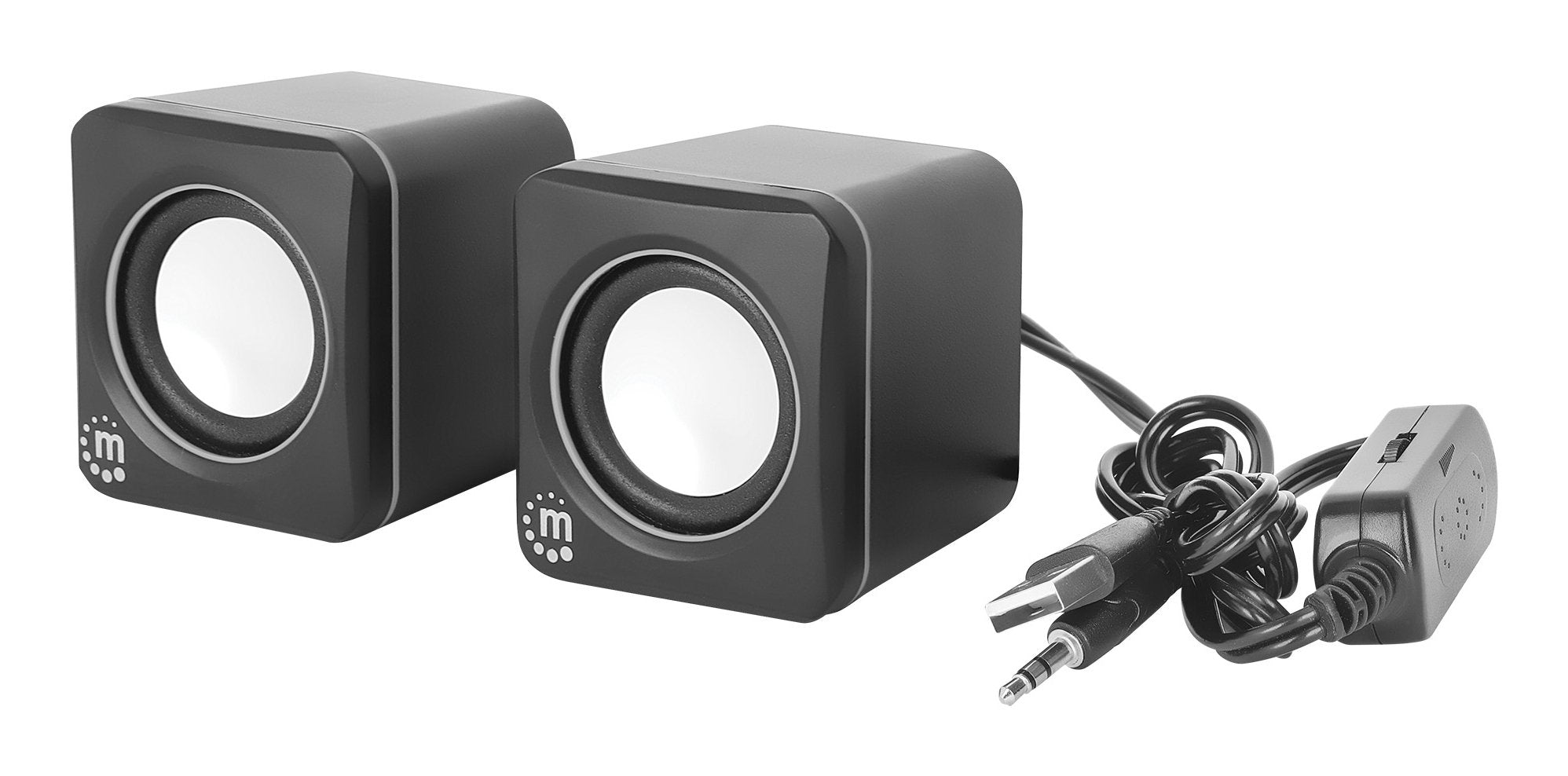 Manhattan Lautsprechersymem Usb 2 Lautsprecher Negro