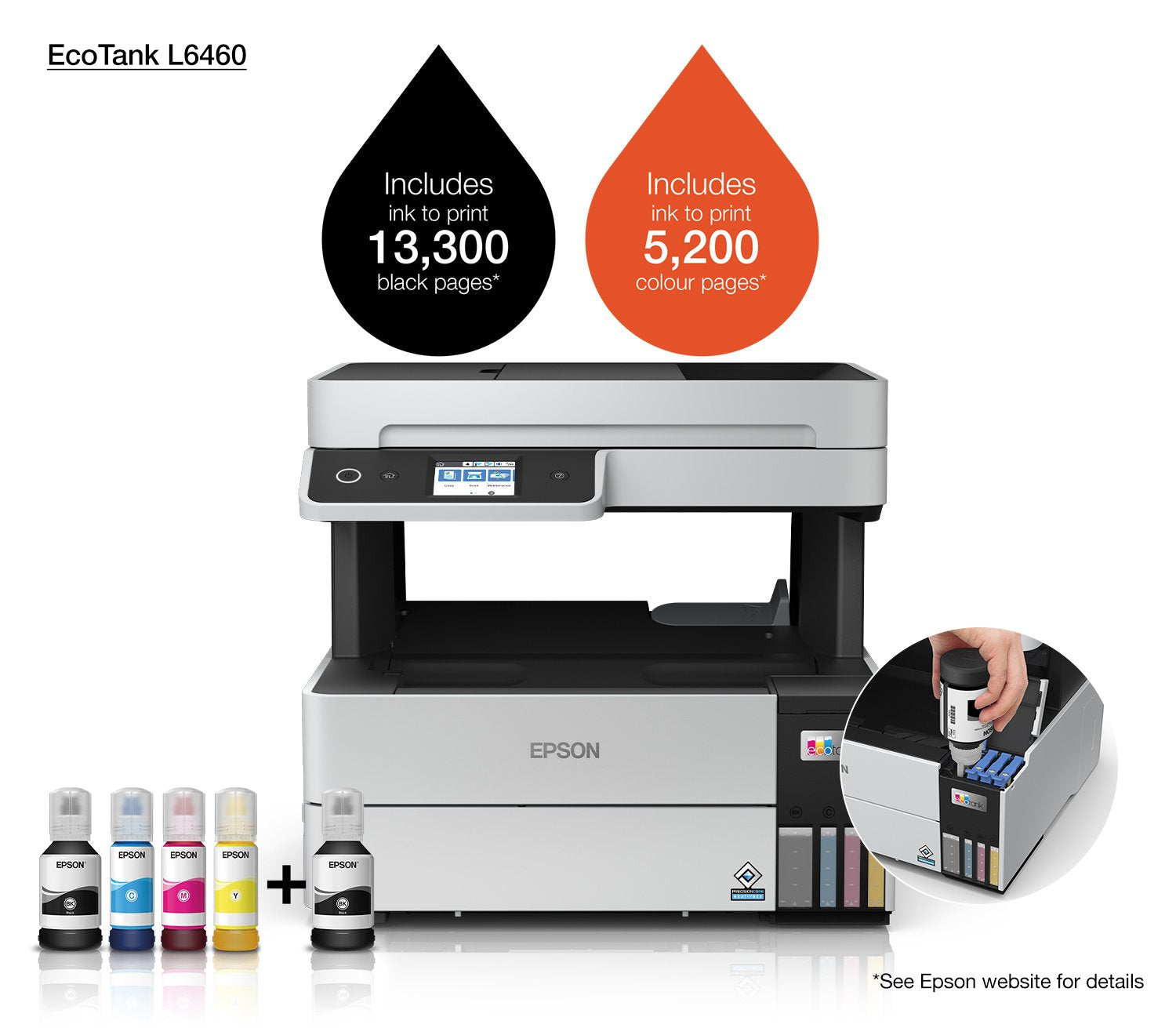EAN 8715946689258 - Epson EcoTank L6460 Inyección de tinta A4 4800 x 1200 DPI 37 ppm Wifi imagen 13