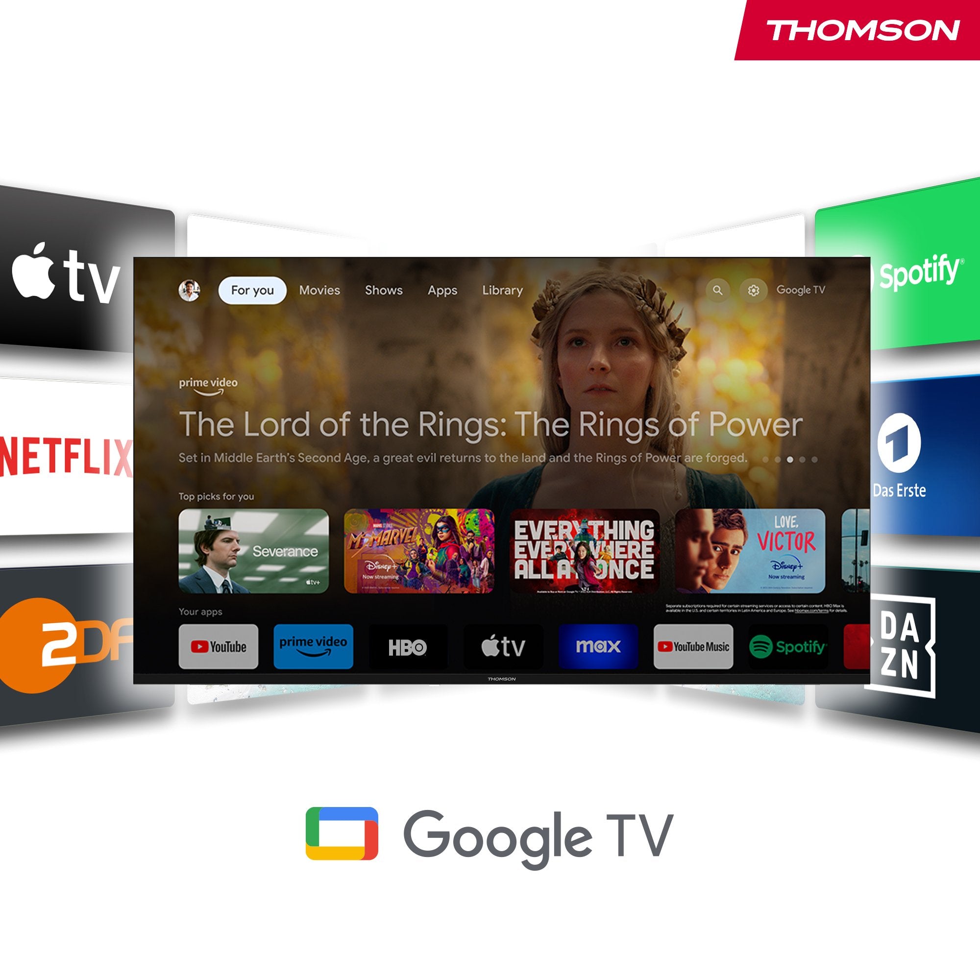 EAN 9120106662986 - Thomson BOX PLUS 270G convertidor de Smart TV Gris 4K Ultra HD 32 GB Wifi Ethernet imagen 5