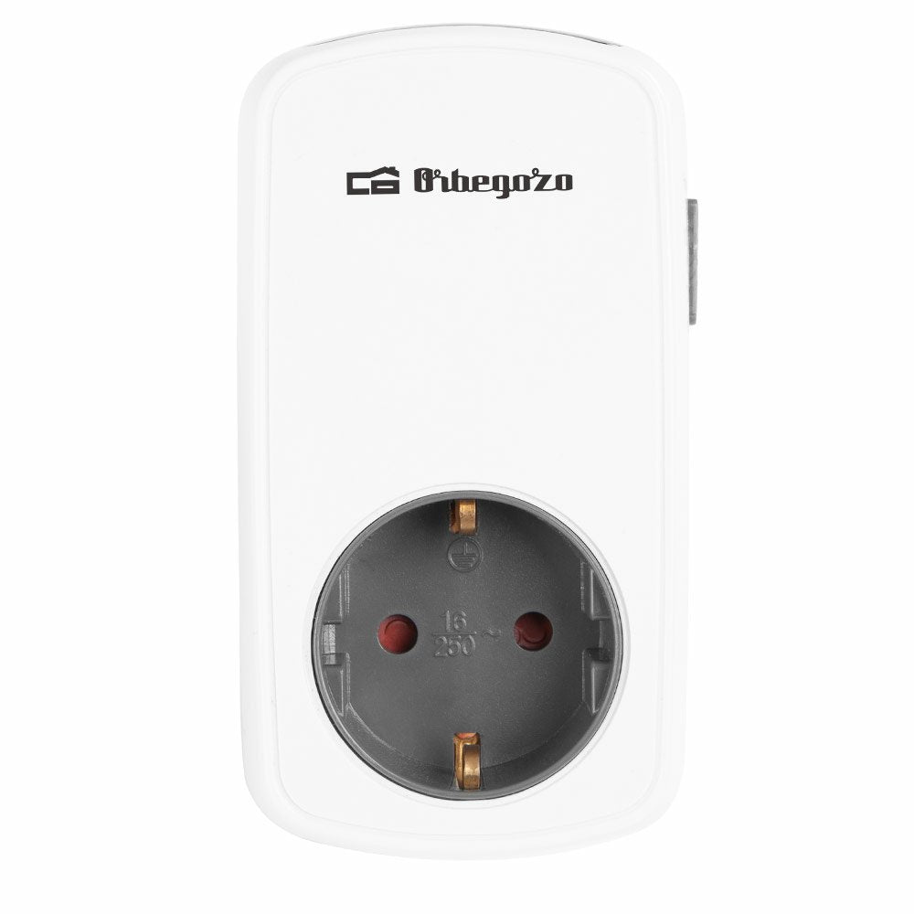 Orbegozo Pg 50 Programador Analogico Eficiente - Panel Tactil Led - Temporizador 30min A 6 Horas - Potencia Maxima