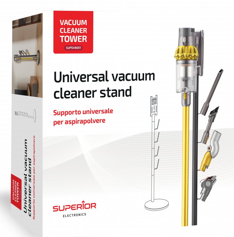 EAN 8054242081534 - Superior SUPSVB001 accesorio y suministro de vacío Soporte para aspirador Aspiradora escoba imagen 2