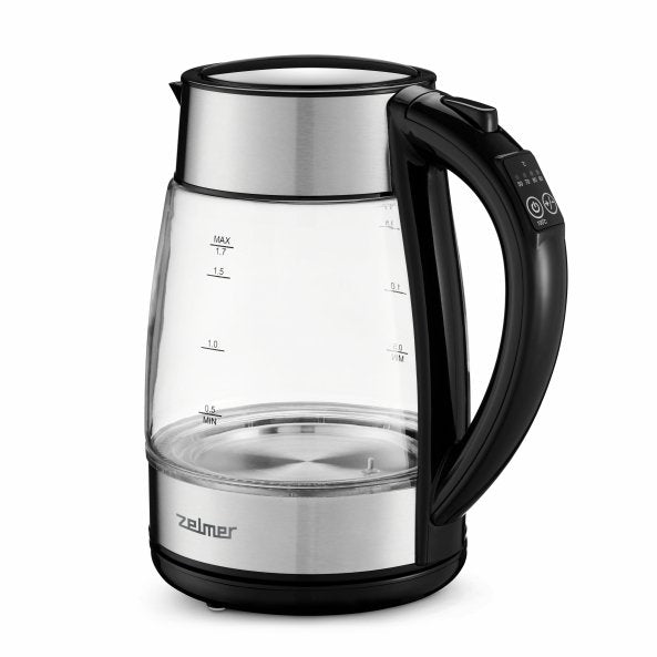 Tetera Zelmer Zck8026 Eléctrica 1,7 L 2200 W Negro, Transparente