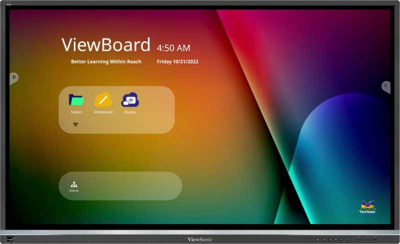 Viewsonic Ifp5550-5 Pizarra Y Accesorios Interactivos 139,7 Cm (55") 3840 X 2160 Pixeles Pantalla Táctil Negro Hdmi