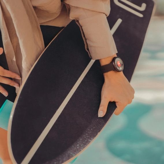 Polar Ignite 3 Titanium Leather- And Silicone Band