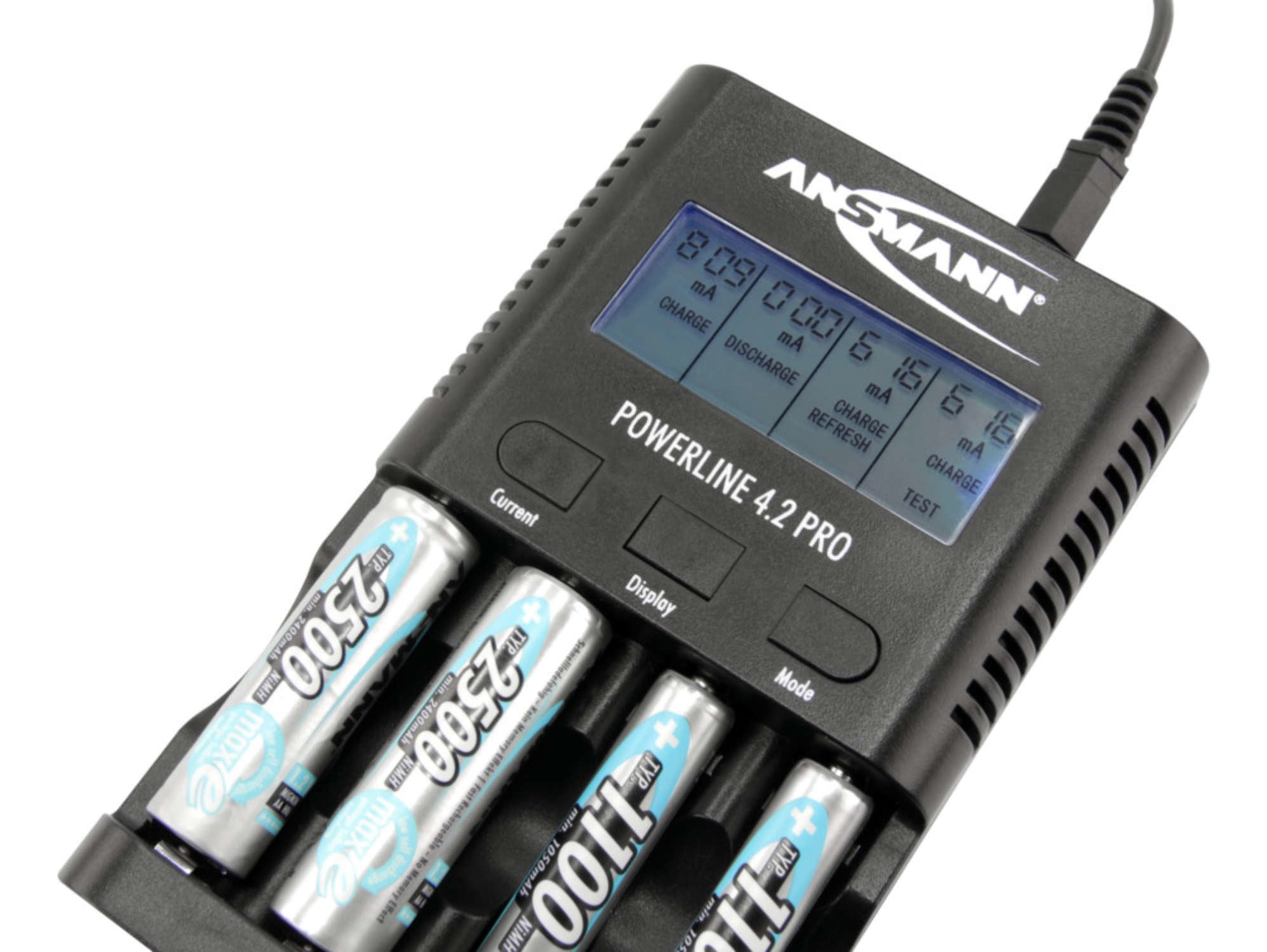 Ansmann Powerline 4.2 Pro, Cargador Negro 1001-0079
