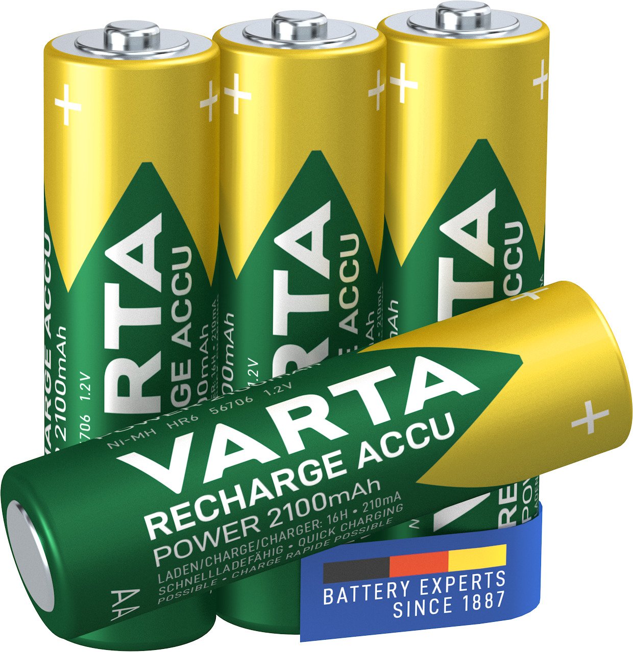 Varta Pila Recargable Power Aa Hr6 2100mah 4st.