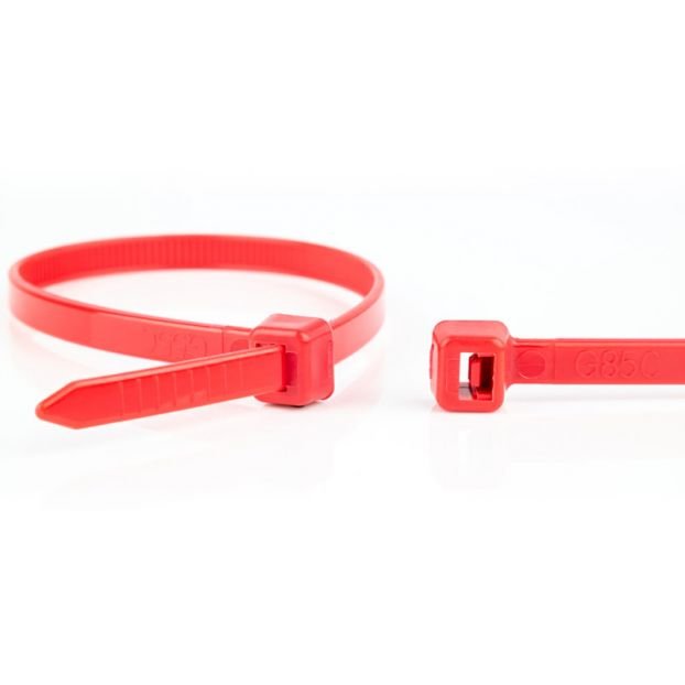 EAN 8717278572161 - WKK 11032271 presilla Brida reutilizable Plástico Rojo 100 pieza(s) imagen 1