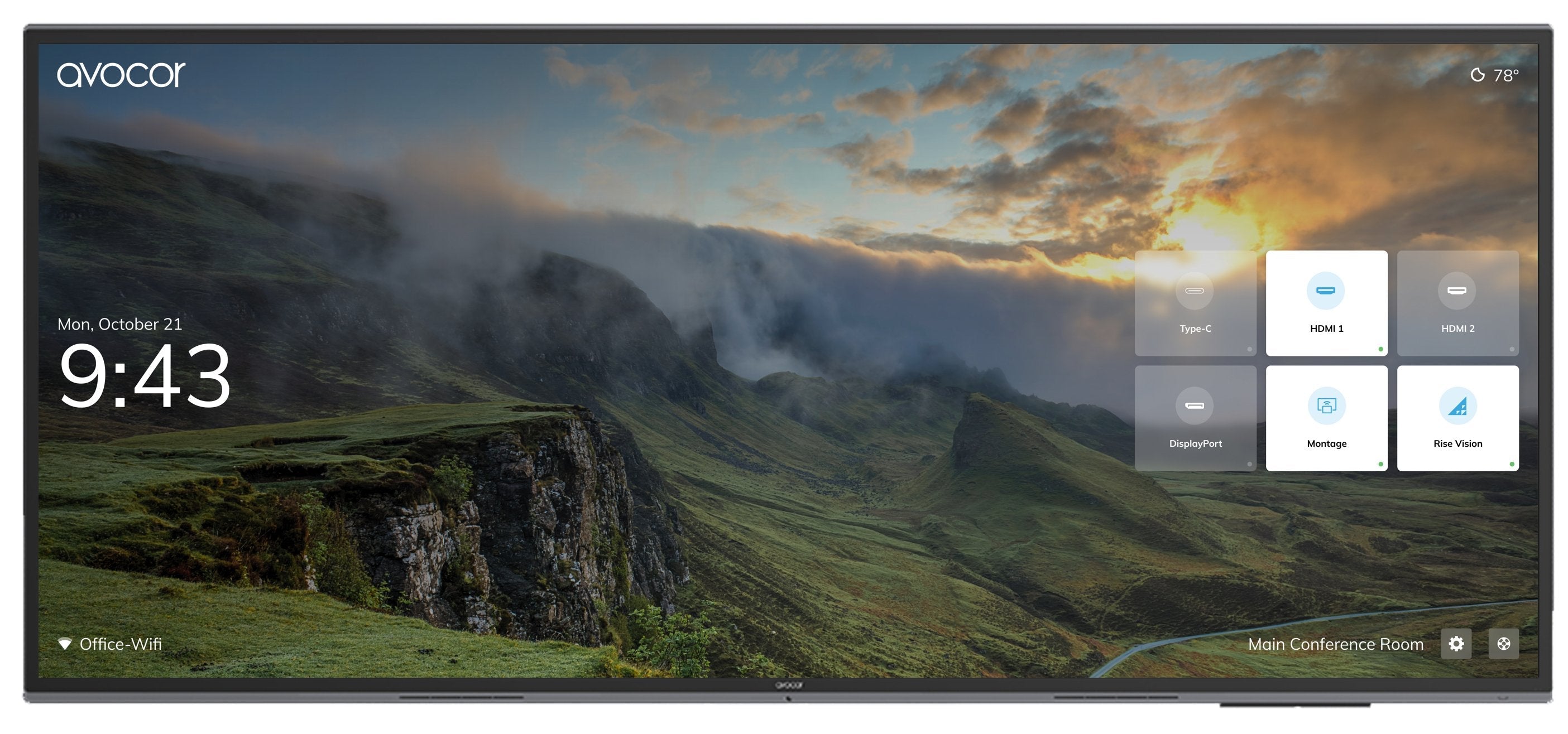 Avocor Avl-1050-T 5k Touch Pizarra Y Accesorios Interactivos 2,67 M (105") 5120 X 2160 Pixeles
