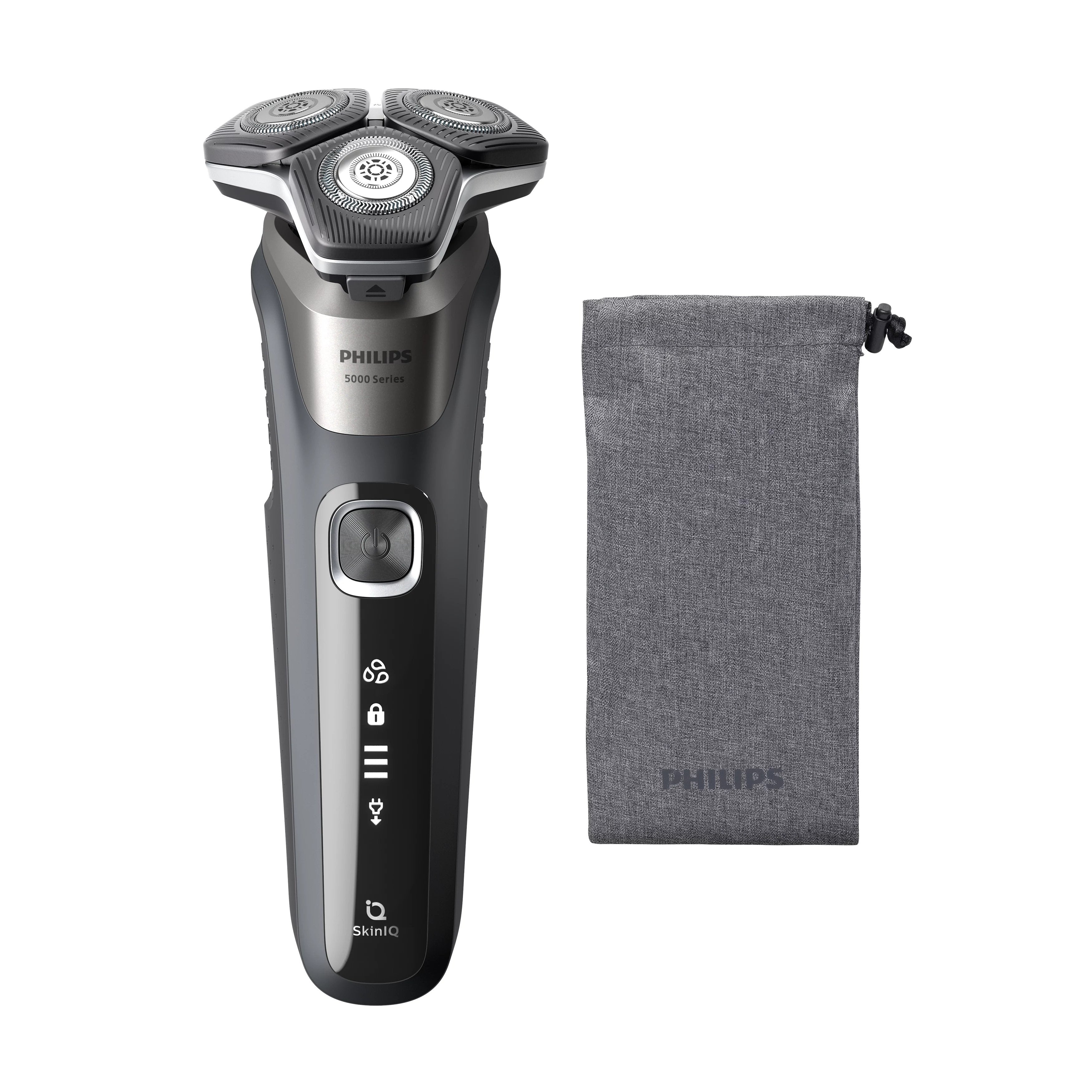EAN 8720689007863 - Philips SHAVER Series 5000 S5887/10 afeitadora Máquina de afeitar de rotación Recortadora Gris imagen 4