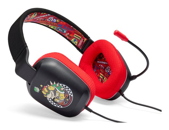EAN 0617885112119 - PowerA NSHS0398-01 auricular y casco Auriculares Alámbrico Diadema Juego Negro, Rojo imagen 1