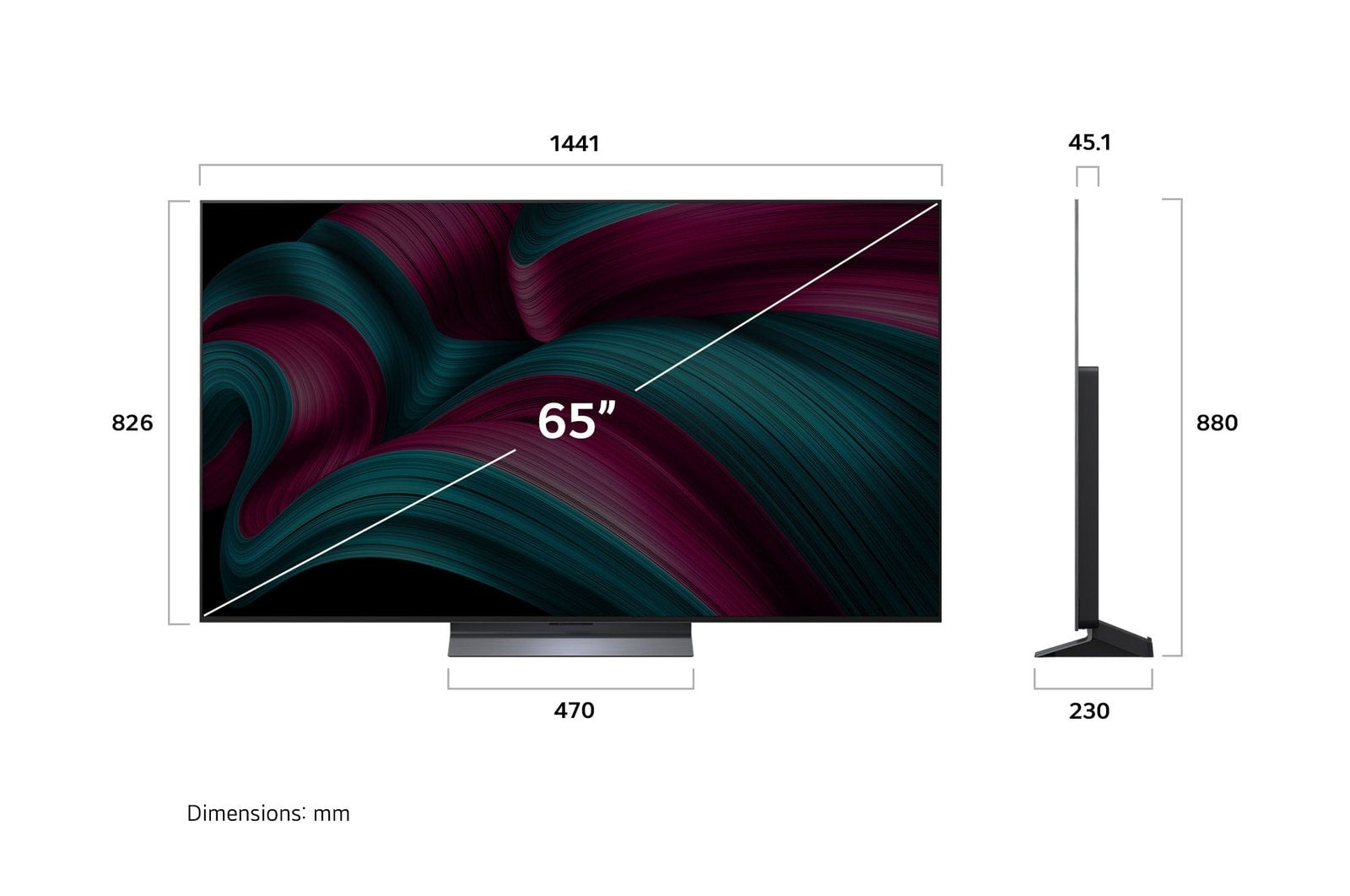 Lg Oled Evo Ai C5 Smart Tv 165 Cm (65")