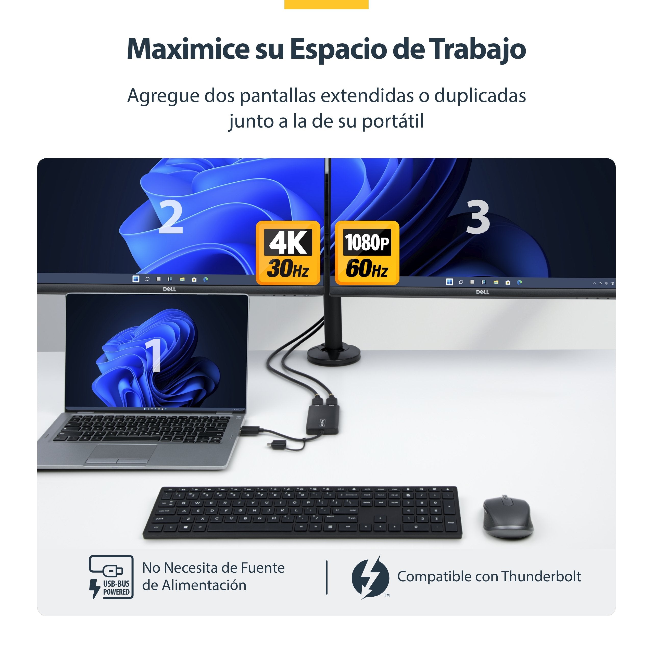 EAN 0065030894012 - StarTech.com 107B-USB-HDMI Adaptador gráfico USB 3840 x 2160 Pixeles Gris imagen 11