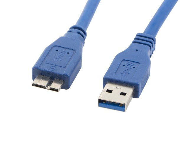 EAN 5901969413847 - Lanberg CA-US3M-10CC-0005-B cable USB 0,5 m Micro-USB A USB A Azul imagen 1