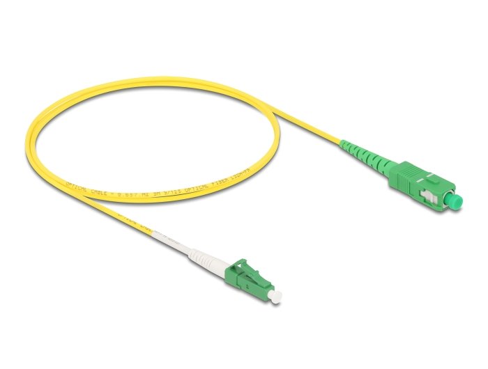 Delock Cable Lichtwellenleiter Lc-Apc Zu Sc-Apc Simplex Singlemode Os2 1 M