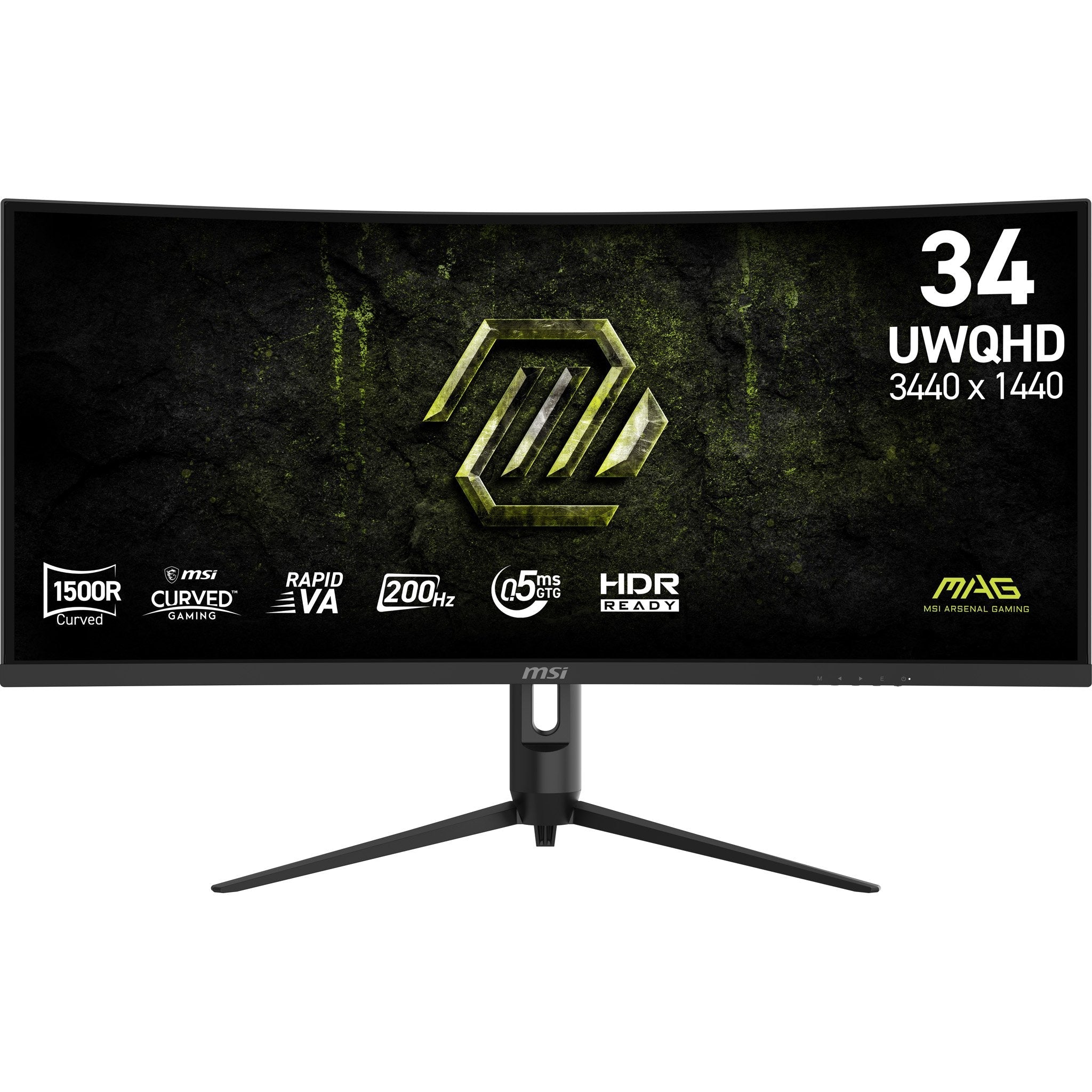Monitor 34 Cale Mag 342cqrf E20 Uwqhd/Curved/200hz/Czarny