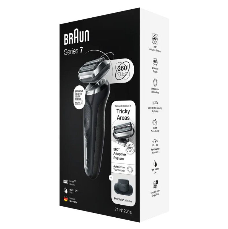 EAN 4210201433828 - Braun Series 7 71-N1200s Máquina de afeitar de láminas Recortadora Acero inoxidable imagen 7