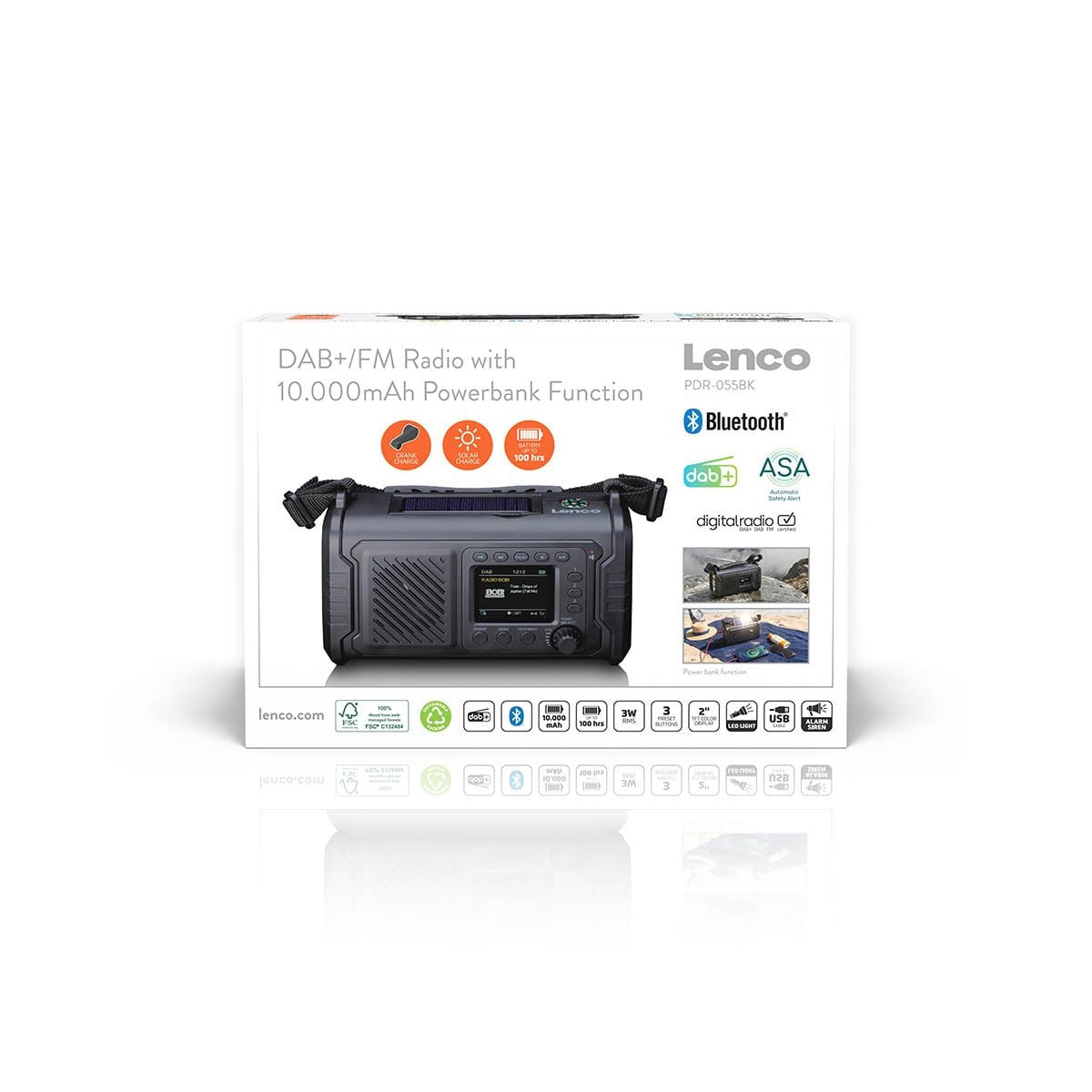 Lenco Pdr-055 Emergency Radio