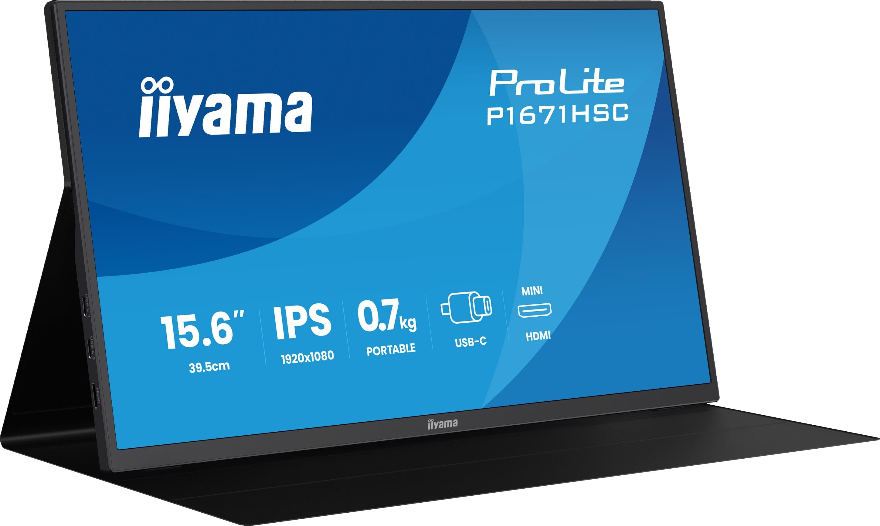 Iiyama 39,5cm 15,6" P1671hsc-B1 16:9 Mhdmi+2xusb-C Ips