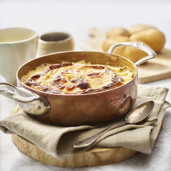 De Buyer Prima Matera Saucepot Cobre / Acero Baja Inducción 28cm