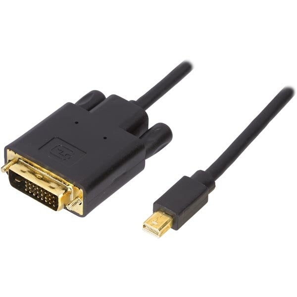 Minidisplayport Til Dvi Kabel 3,0m, Mini Displayport: Han -