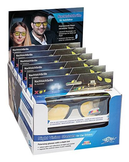 Wedo Nachtsichtbrille Negro Polarized Amarillo Getönt