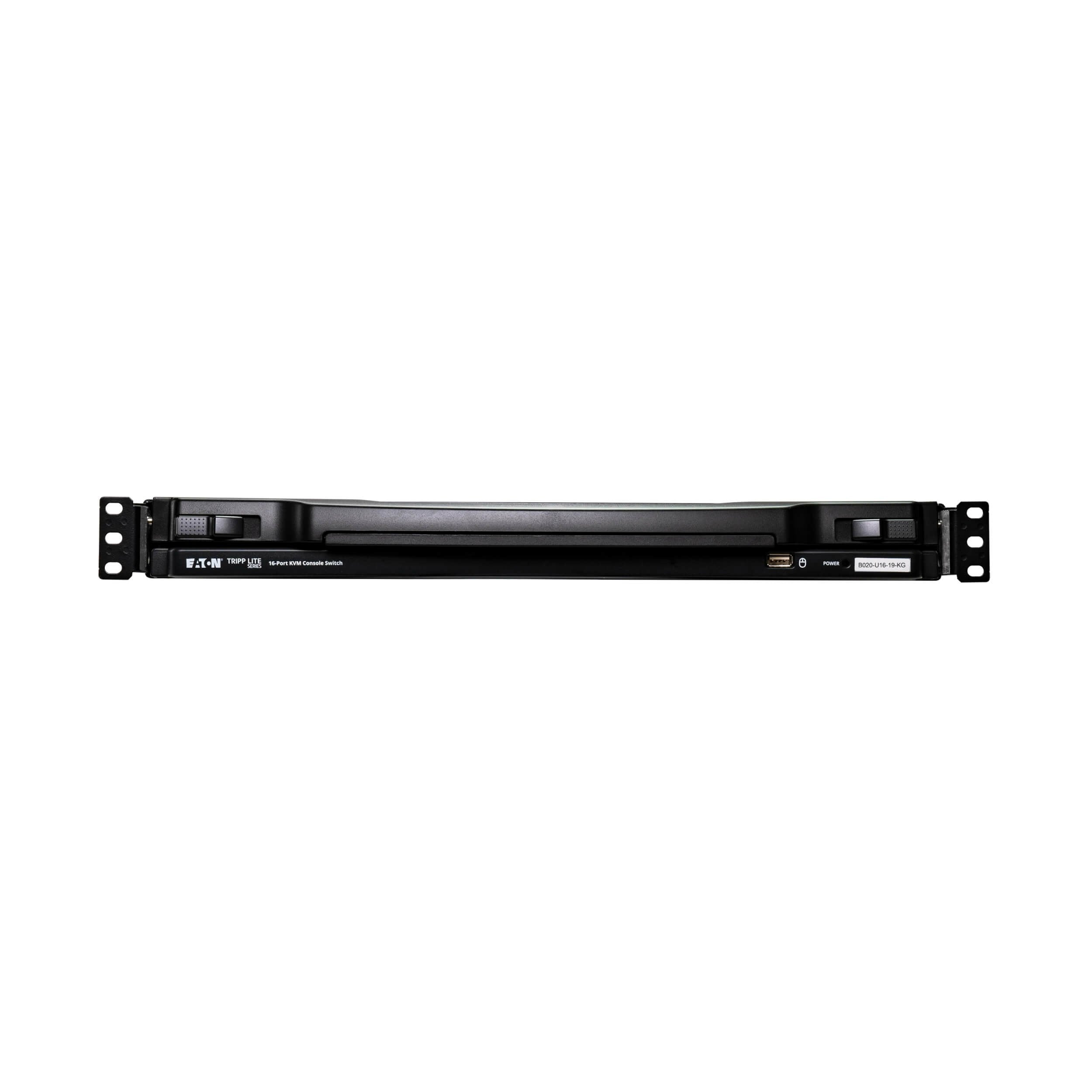 Eaton Tripp Lite 16port Kvm With 19" Lcd Console W 8 Cables French Version