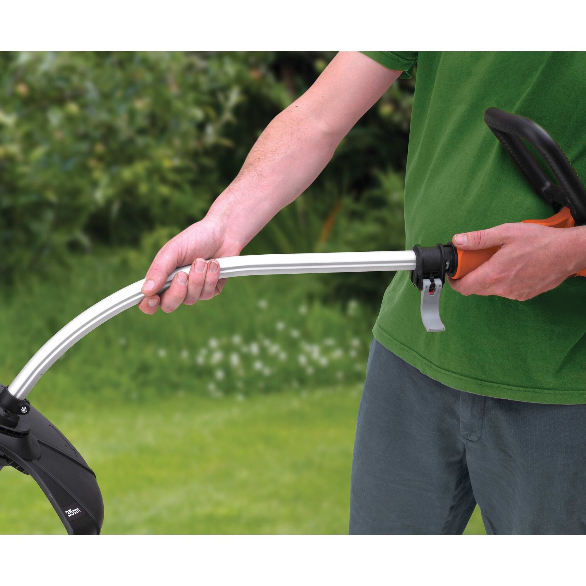 Black+Decker Gl9035-Qs Desbrozadora/Bordeadora 900 W Ca Eléctrica Negro, Naranja, Cortabordes Naranja/Negro, 2 Mm, 10 M, 7000 Rpm, Negro, Naranja, Ca Eléctrica, 900 W