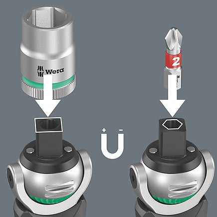 EAN 4013288221841 - Wera 05004282001 llave de carraca 13 pieza(s) Negro, Verde imagen 4