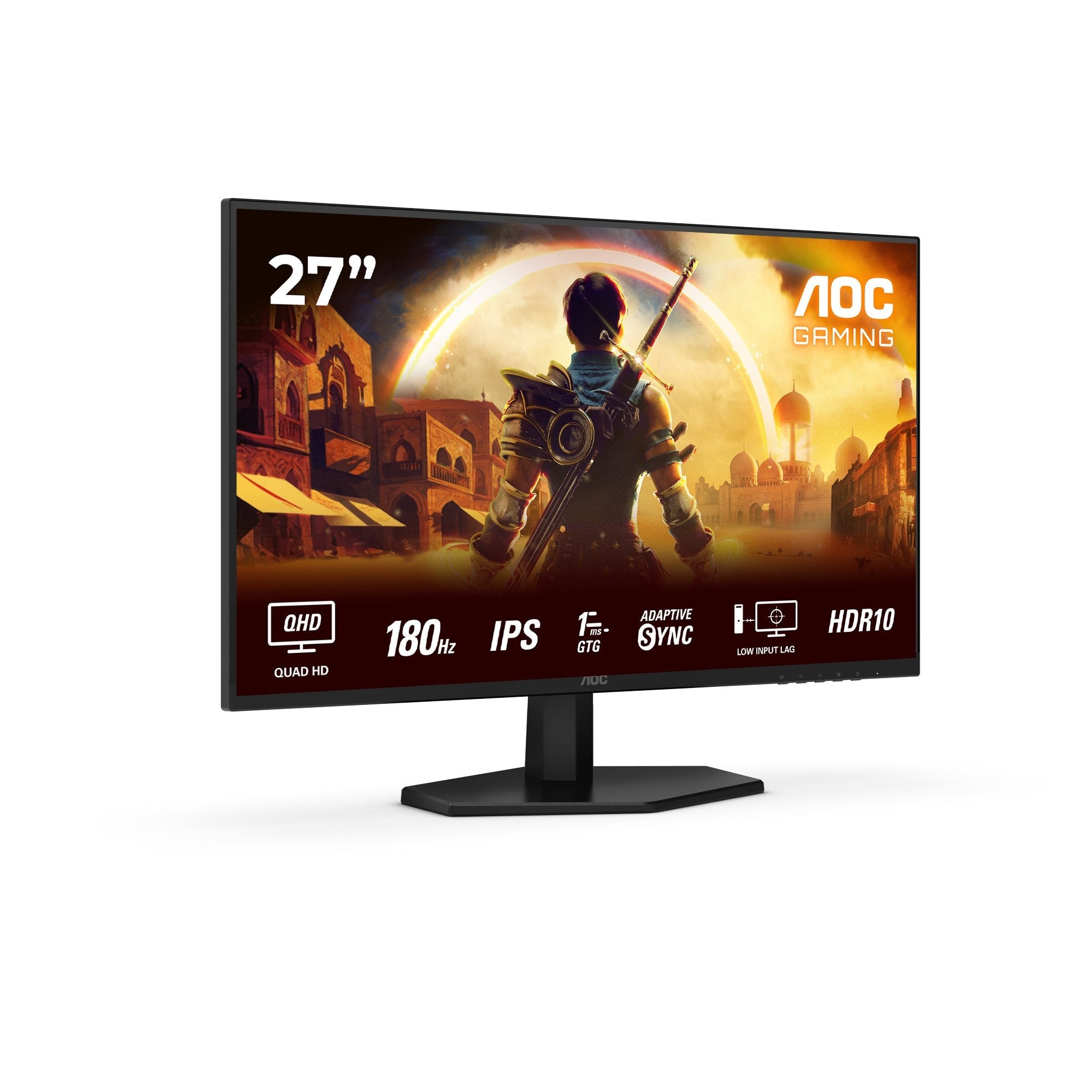 Monitor Aoc Gaming Q27g42xe 27", 2560x1440 1ms 300cd M², Hdmi, Displayport, Headphone Out