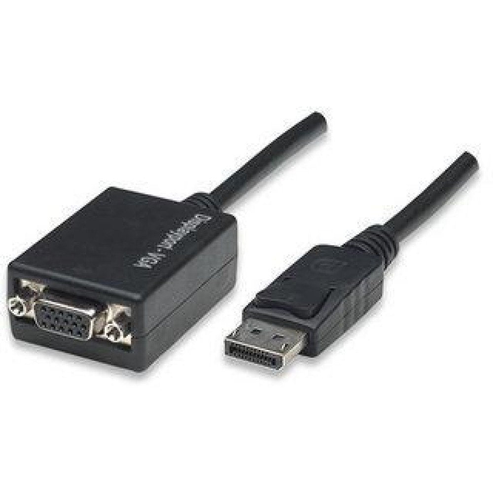 EAN 8057685307582 - Techly DP - VGA M/F 0,07 m DisplayPort 2 x VGA (D-Sub) Negro imagen 7