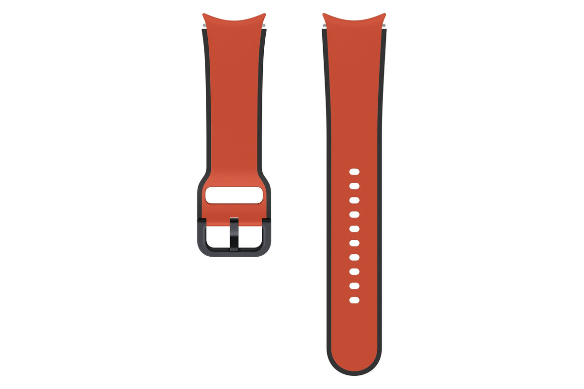 Samsung Two-Tone Sport Band 20mm, M L Et-Str91 Rojo For Galaxy Watch4 Or Later - Et-Str91lregeu