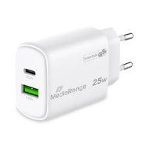 EAN 4260664878414 - MediaRange MRMA112-2 cargador de dispositivo móvil Smartphone, Tableta Blanco Corriente alterna Carga ráp imagen 1